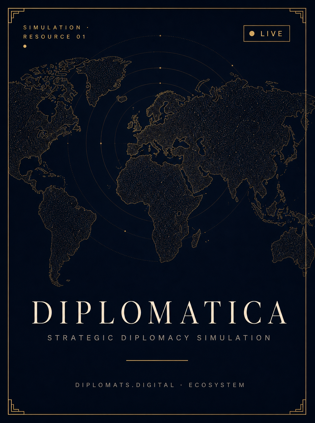 Diplomatica strategic diplomacy simulation cover